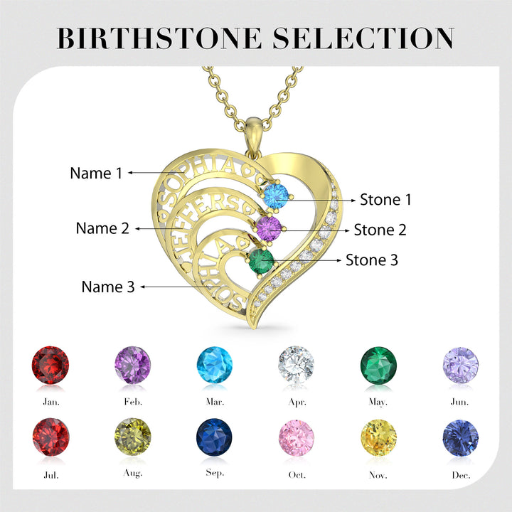 Custom 3D Jewelry Heart Necklace