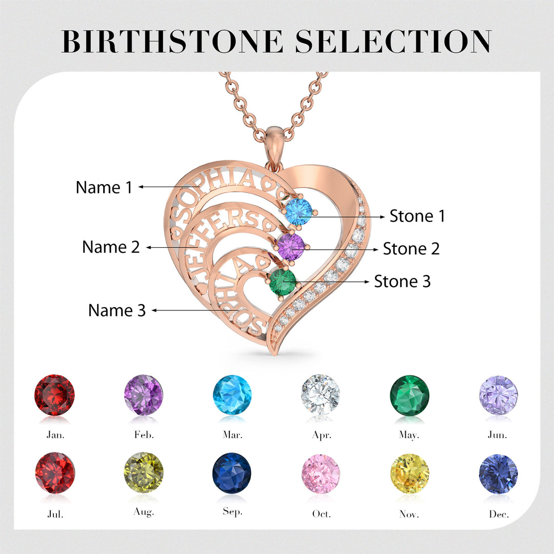 Custom 3D Jewelry Heart Necklace