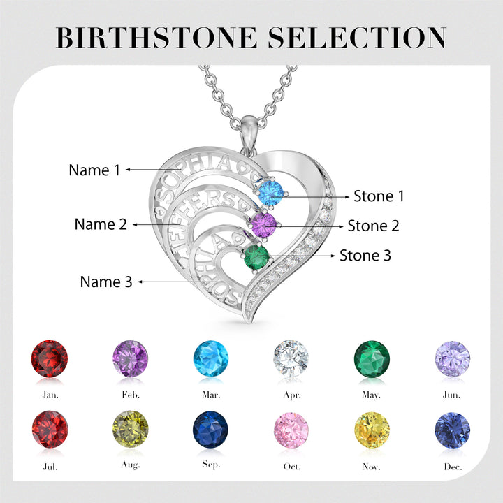 Custom 3D Jewelry Heart Necklace