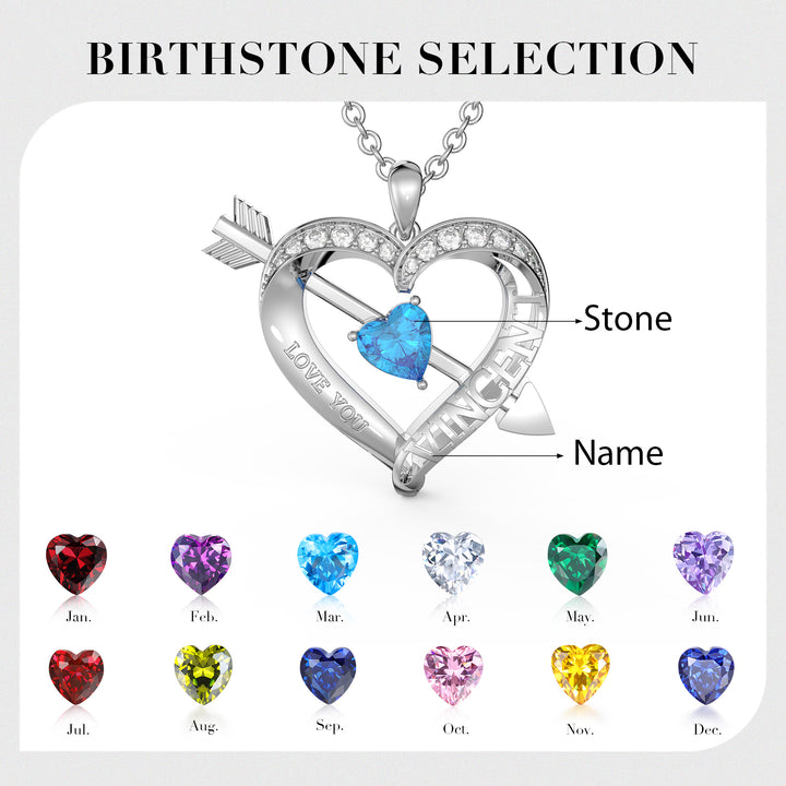 3D Custom Heart Necklace