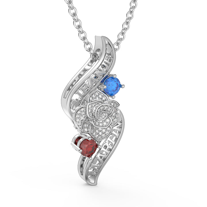 Custom 3D Jewelry Flower Necklace