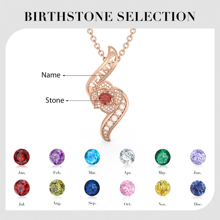 Custom 3D Jewelry Flower Necklace