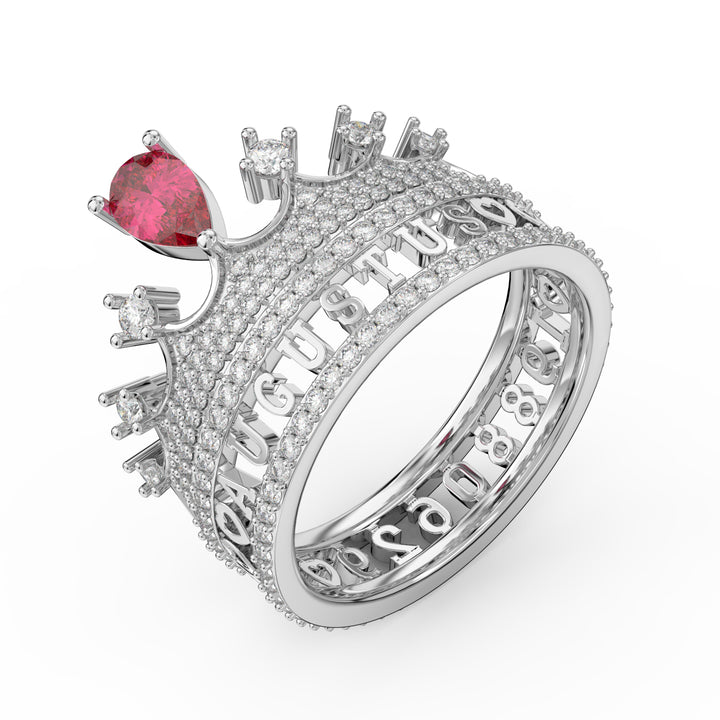Custom 3D Jewelry Crown Ring