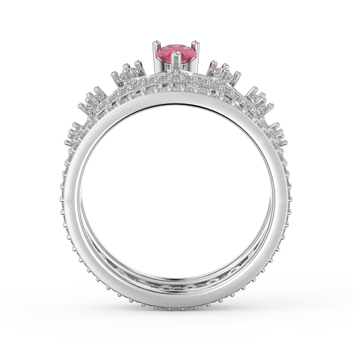 Custom 3D Jewelry Crown Ring