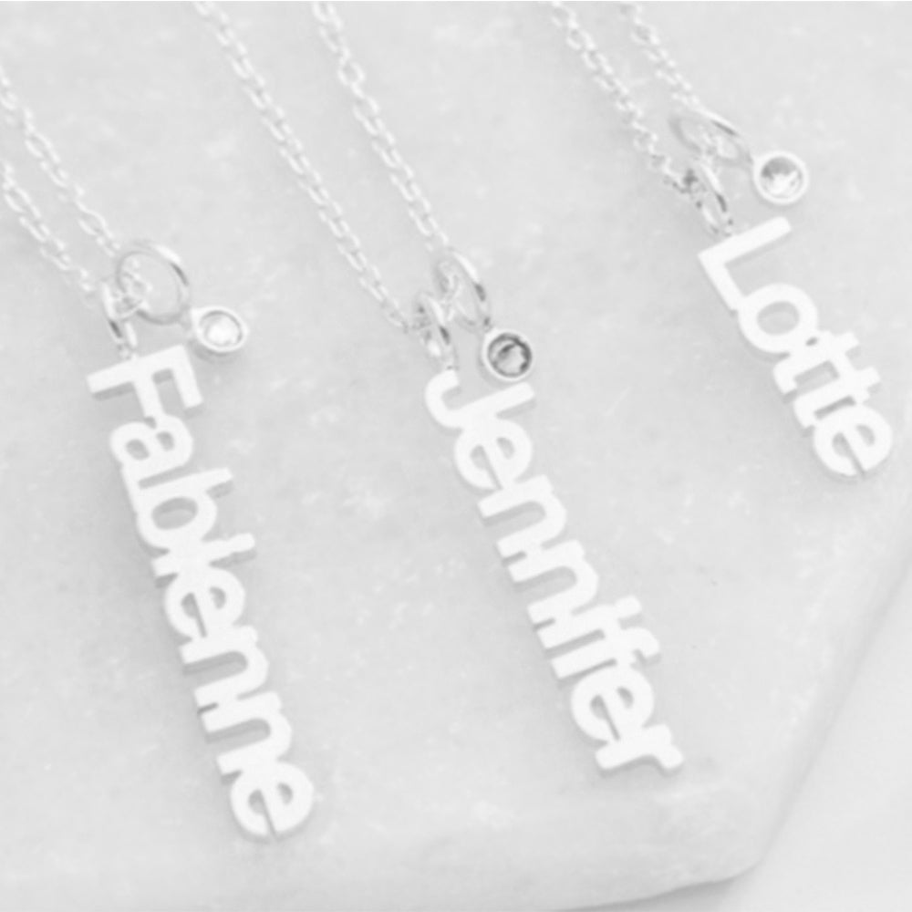 Personalized Silver Name Necklace