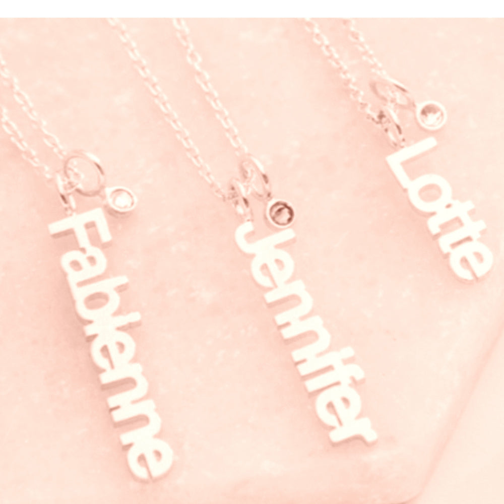 Personalized Silver Name Necklace