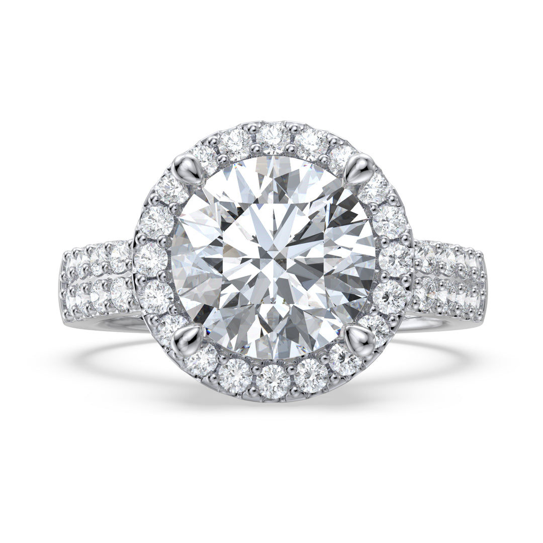 Custom 3D Silver Wedding Ring