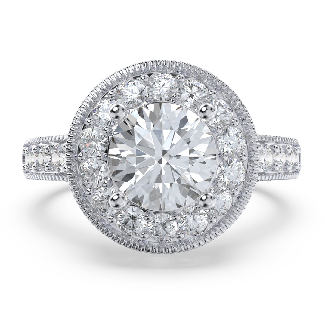 3D Jewelry Moissanite Wedding Ring