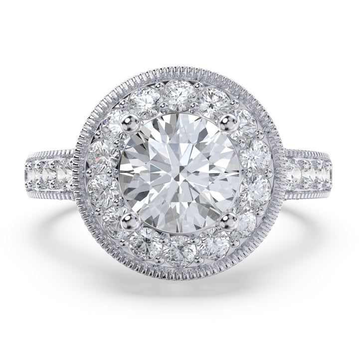3D Jewelry Moissanite Wedding Ring
