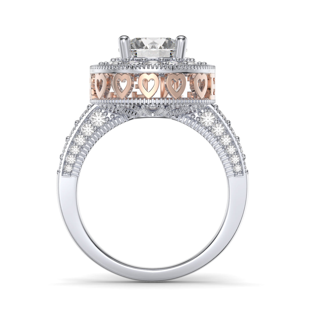 3D Jewelry Moissanite Wedding Ring