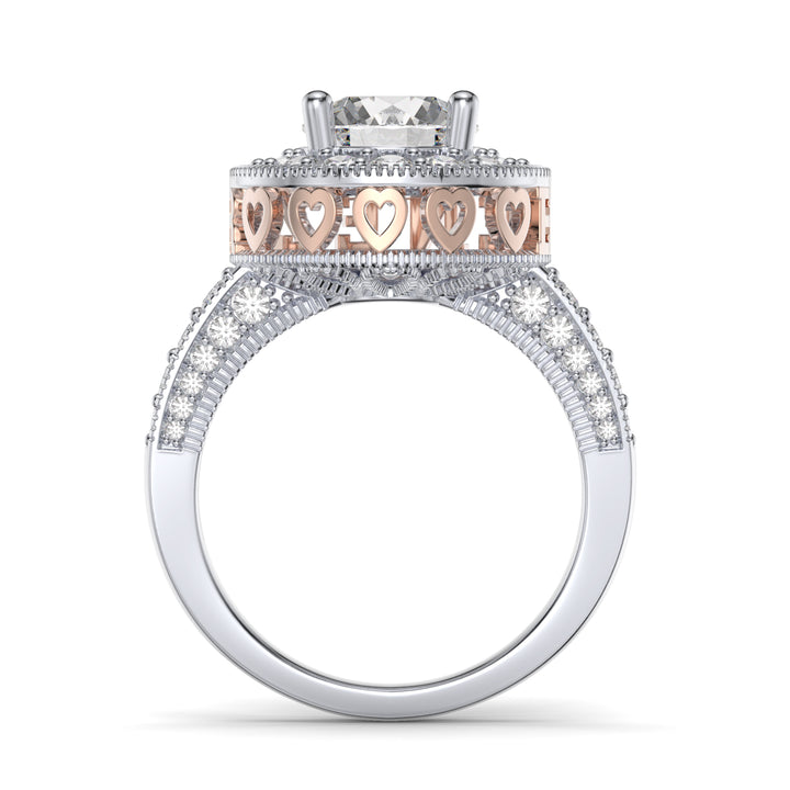 3D Jewelry Moissanite Wedding Ring