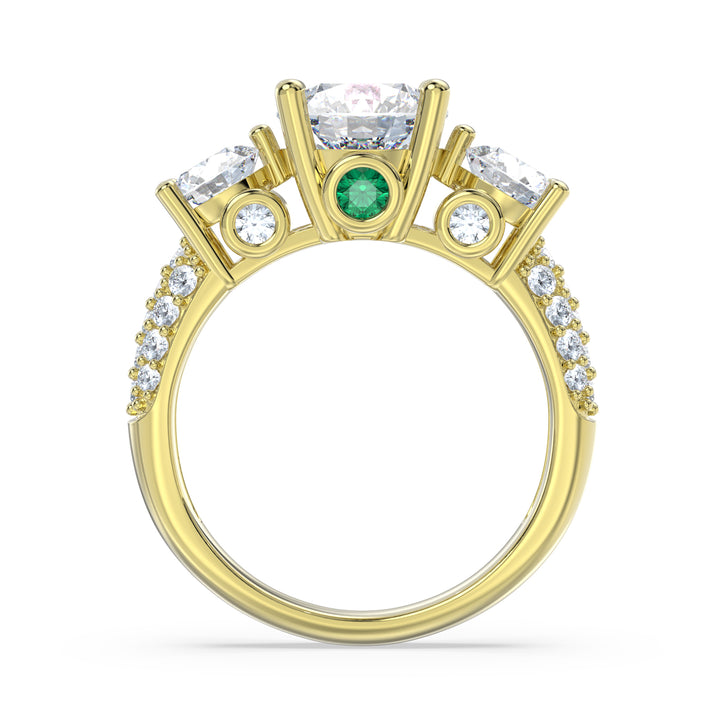 Custom 3D Jewelry Moissanite Ring