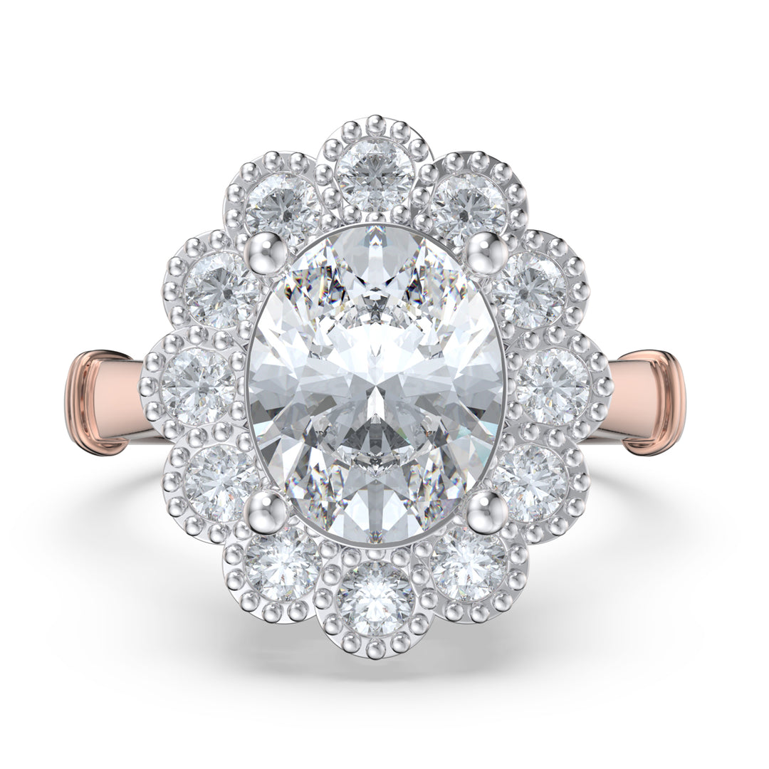 Custom 3D Sterling Silver Wedding Ring