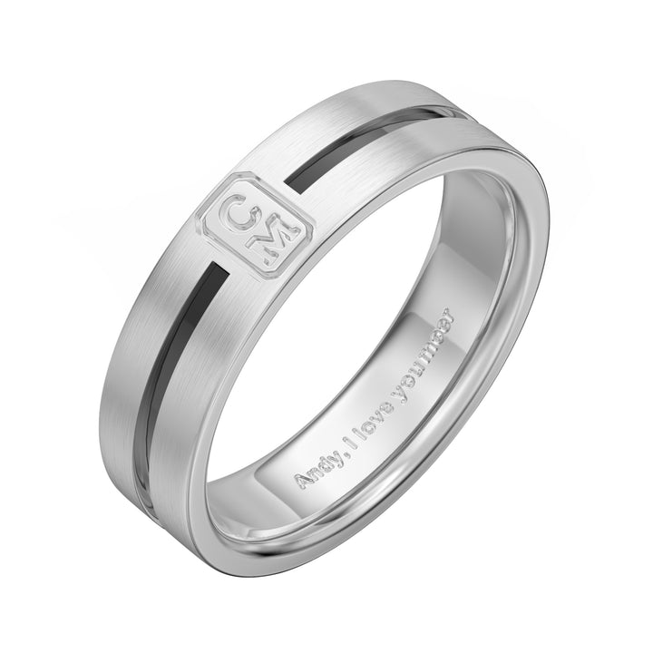 Custom 3D Wedding Couple Ring