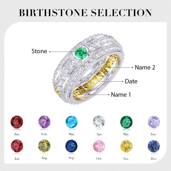 Custom 3D Jewelry Couple Ring