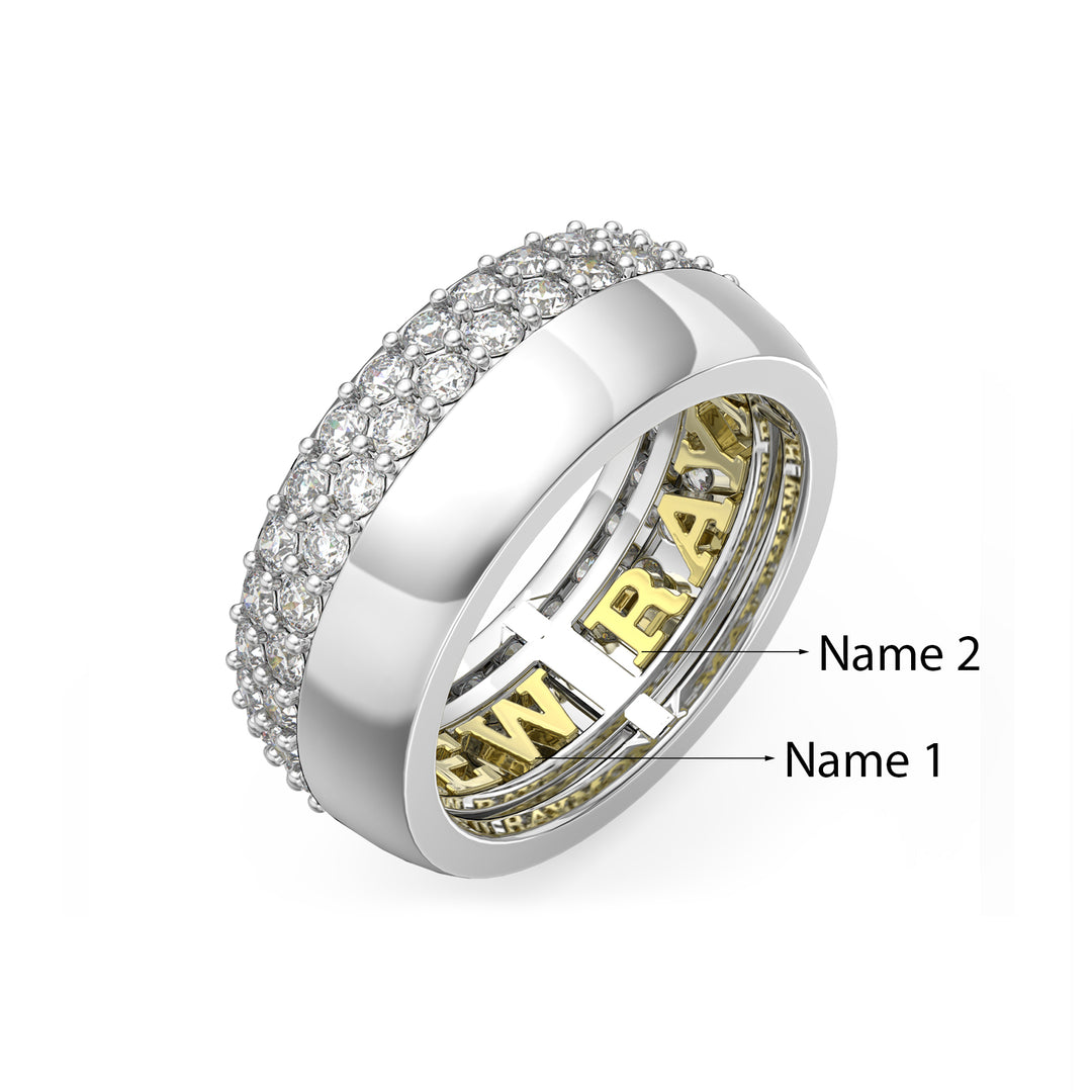 Custom 3D Jewelry Couple Ring