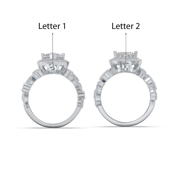 Custom  Jewelry Heart Wedding Ring