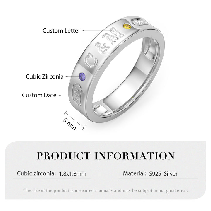 Custom 3D Jewelry Couple Ring