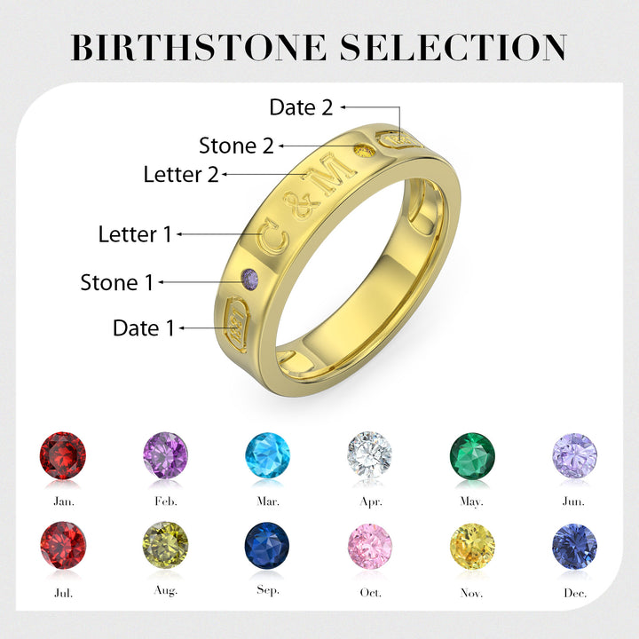 Custom 3D Jewelry Couple Ring