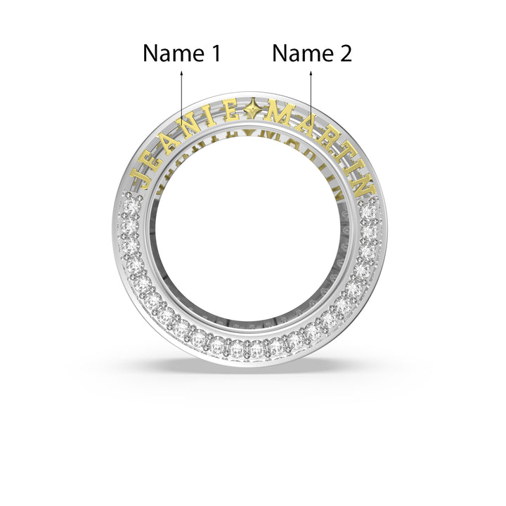 Custom 3D Jewelry Couple Ring