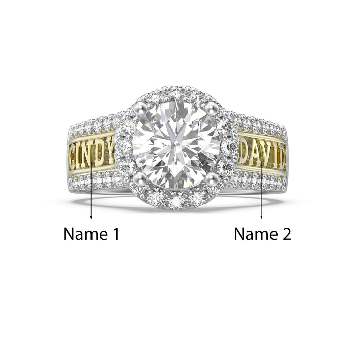 Custom 3D Sterling Silver Wedding Ring