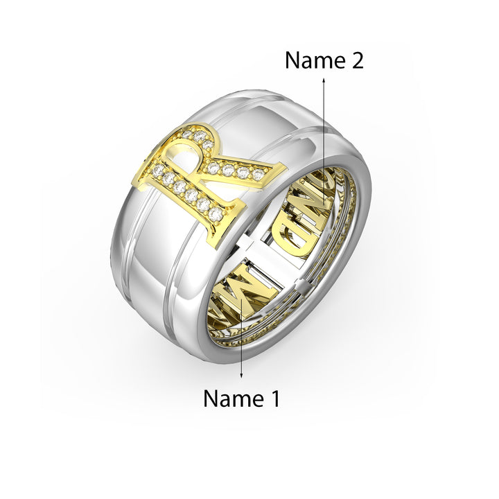 Custom 3D Jewelry Couple Ring