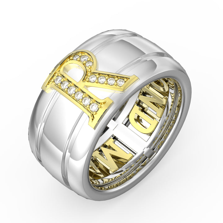Custom 3D Jewelry Couple Ring
