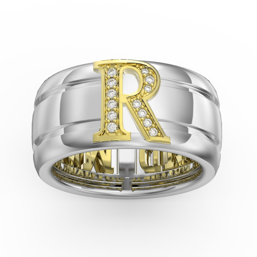 Custom 3D Jewelry Couple Ring