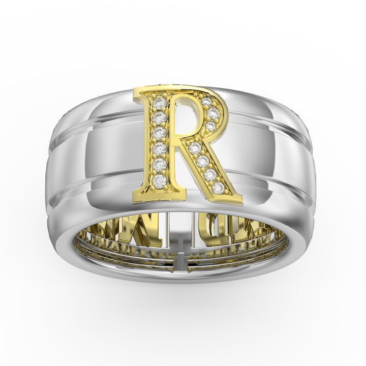 Custom 3D Jewelry Couple Ring