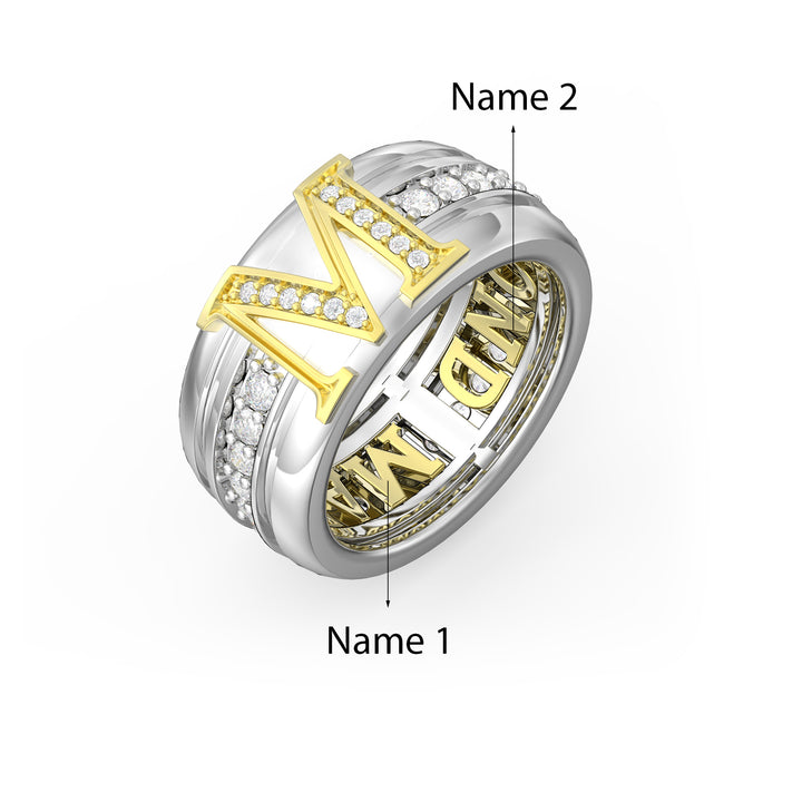 Custom 3D Jewelry Couple Ring