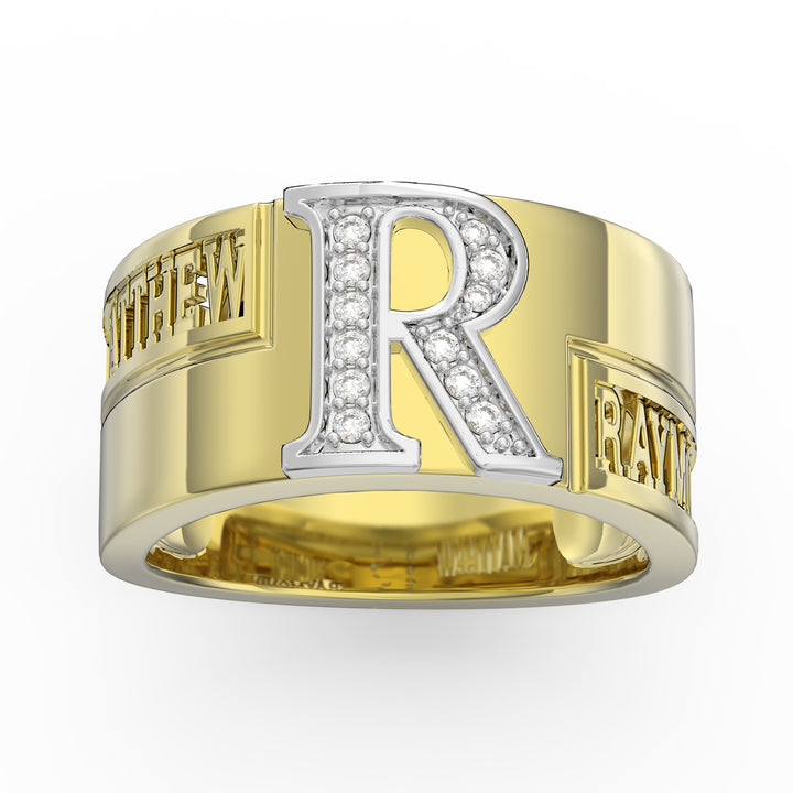 Custom 3D Jewelry Couple Ring