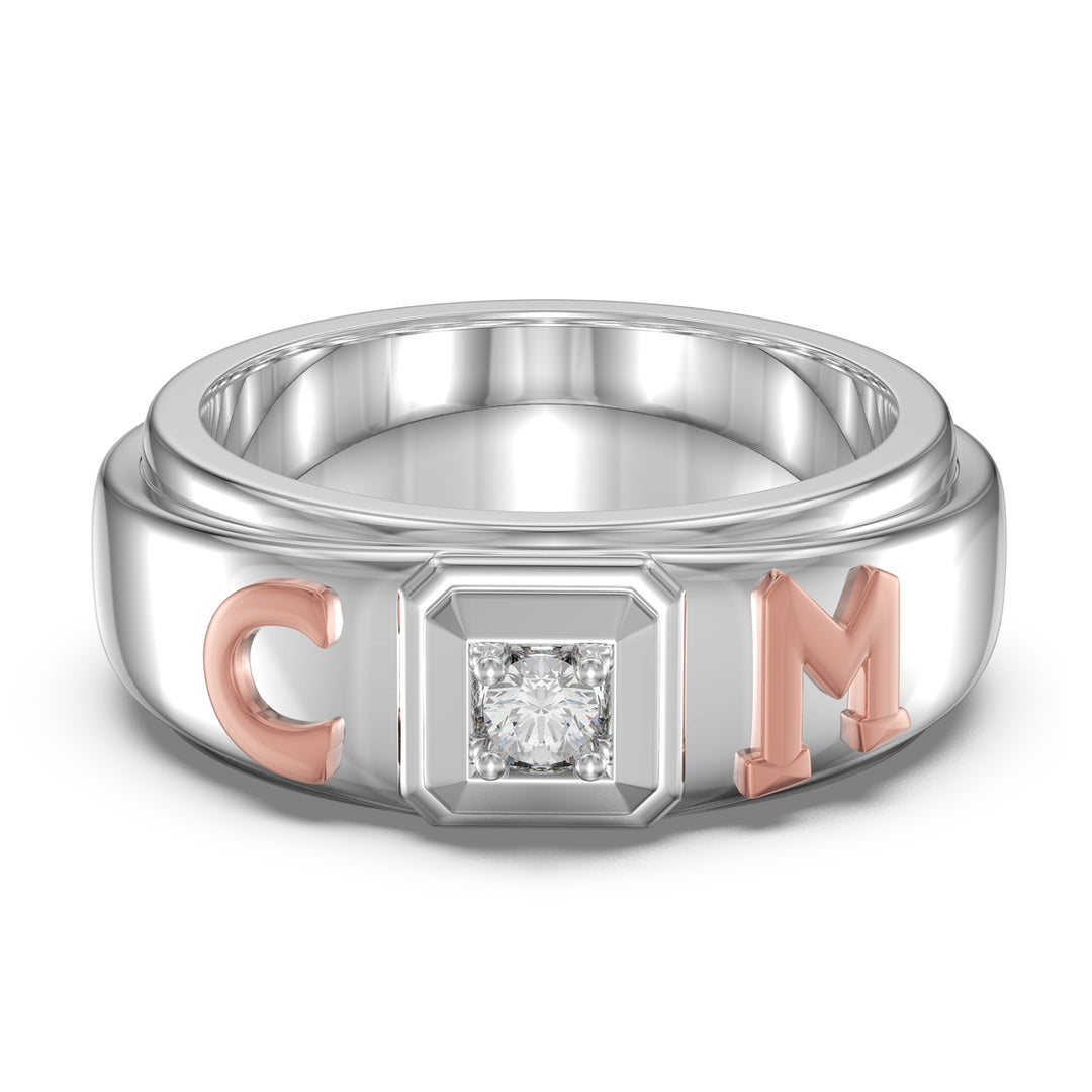 Custom 3D Jewelry Couple Ring