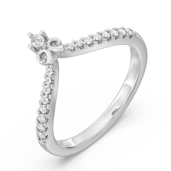 925 Sterling Silver Couple Ring