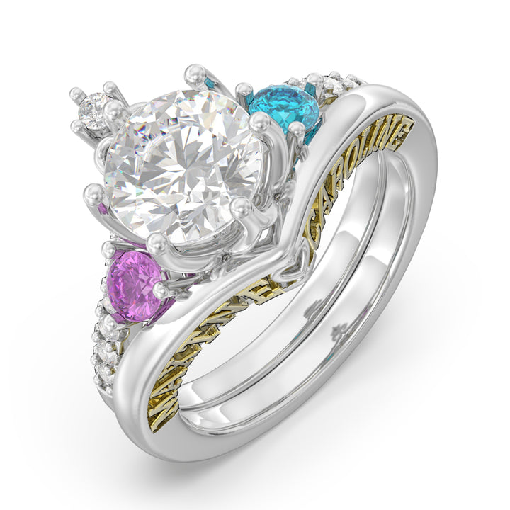 925 Sterling Silver Couple Ring