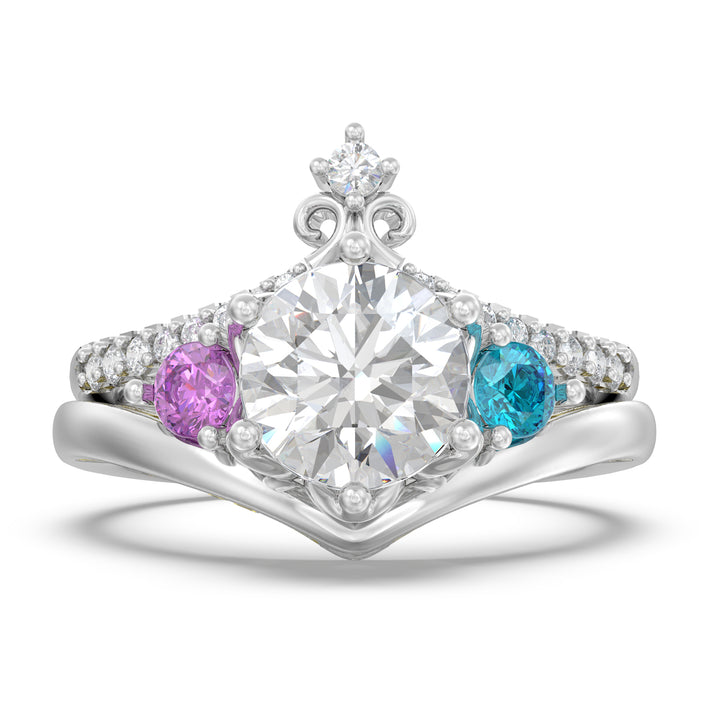 925 Sterling Silver Couple Ring