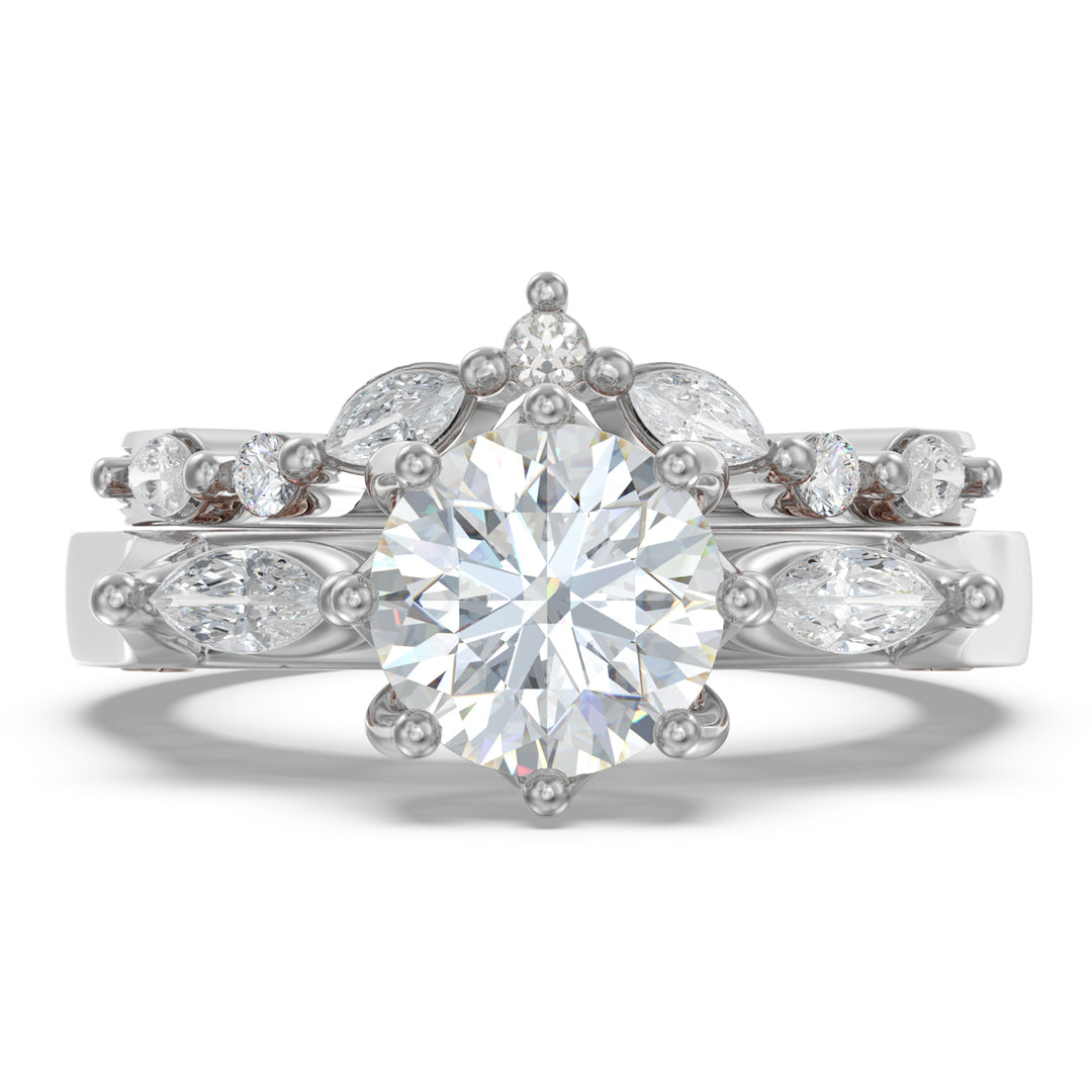Custom 3D Silver Wedding Ring