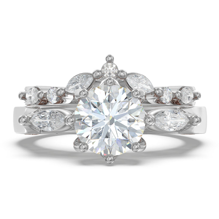 Custom 3D Silver Wedding Ring