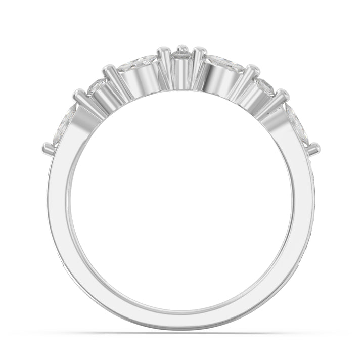 Custom 3D Silver Wedding Ring