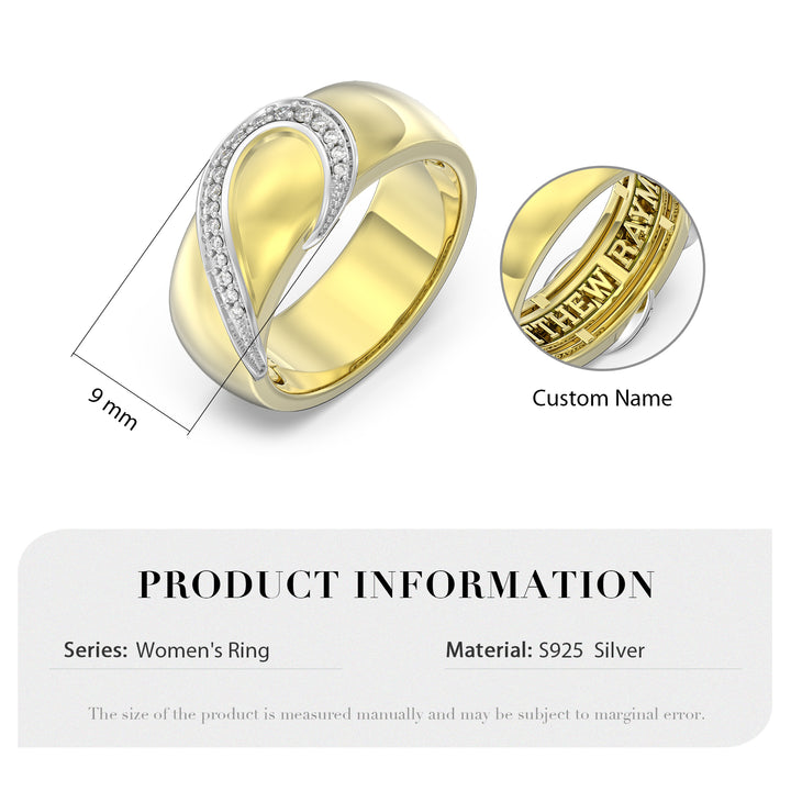 Custom 3D Jewelry Couple Ring