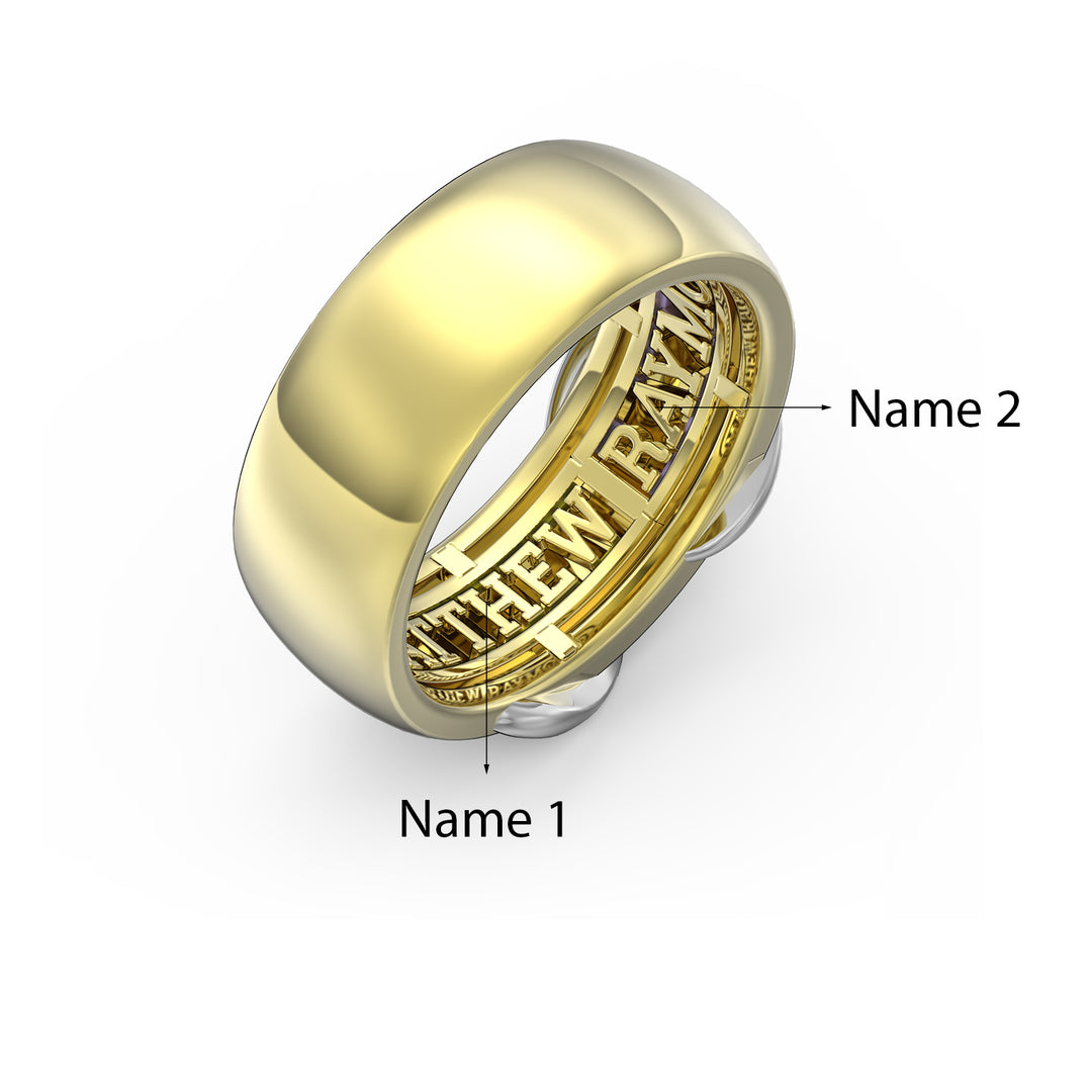 Custom 3D Jewelry Couple Ring