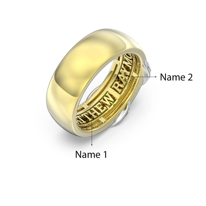 Custom 3D Jewelry Couple Ring