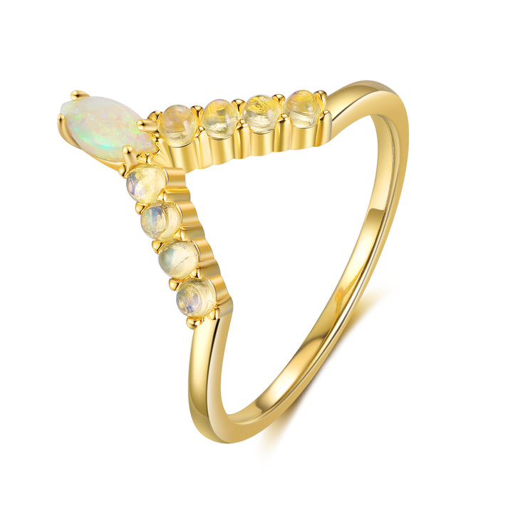 Gold Lab Alexandrite Ring