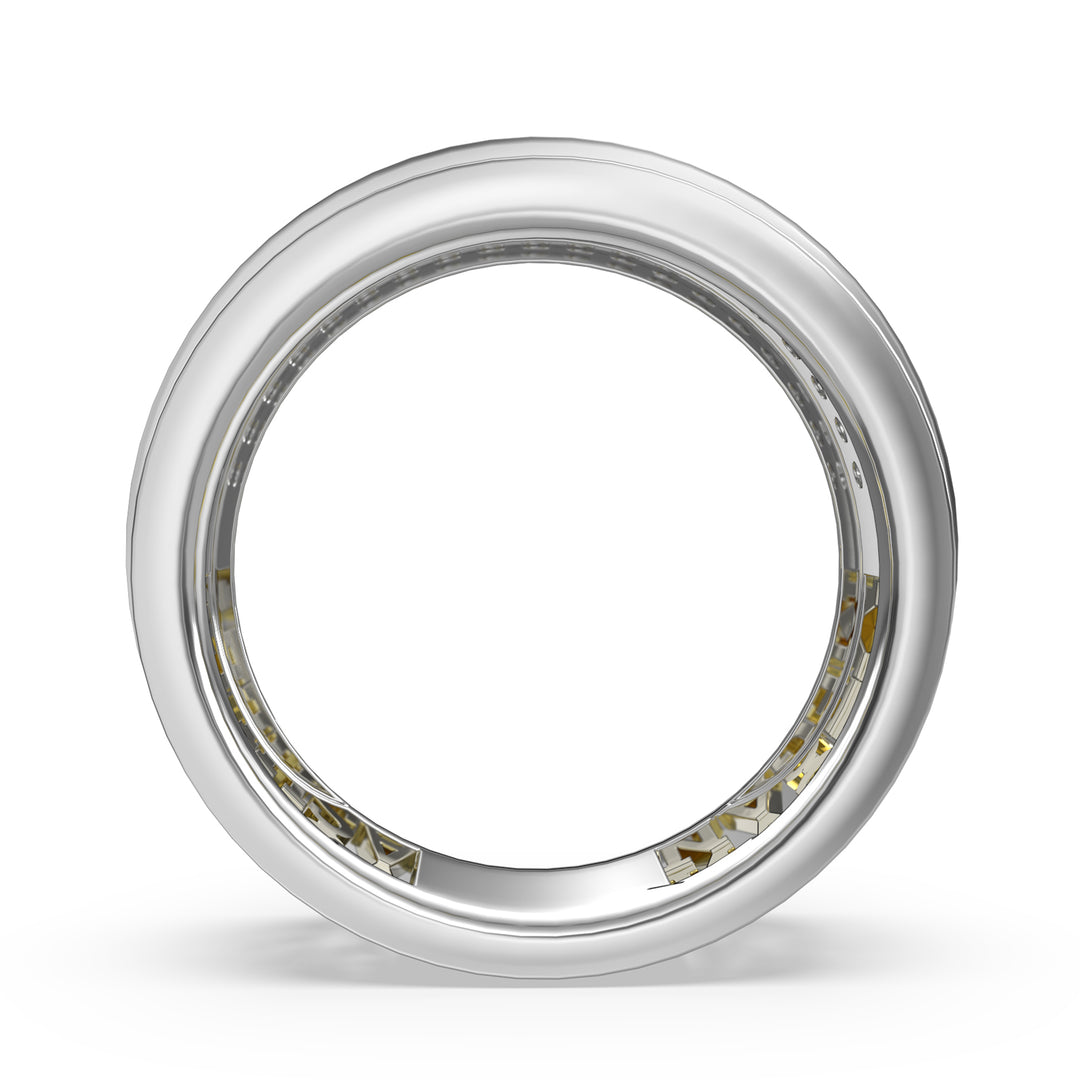 Custom 3D Silver Couple Ring