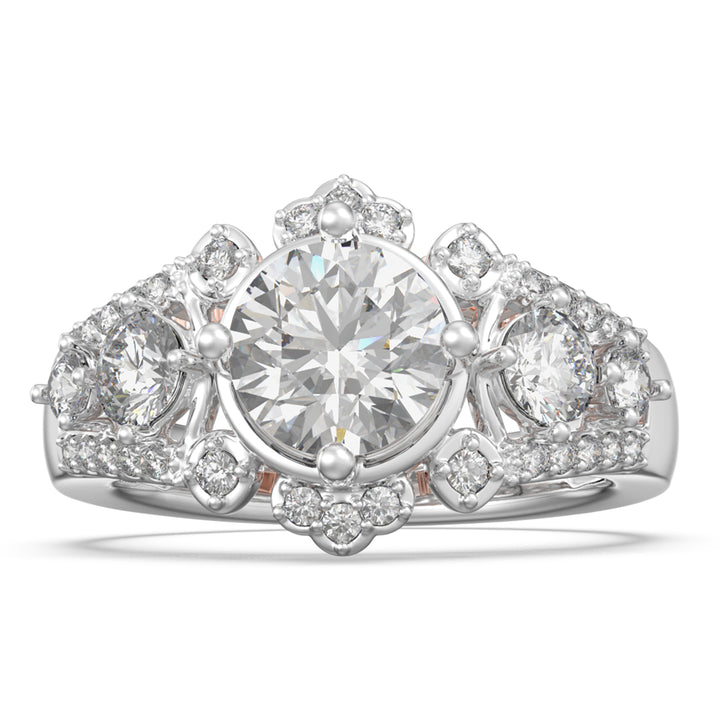 Custom 3D Silver Wedding Ring