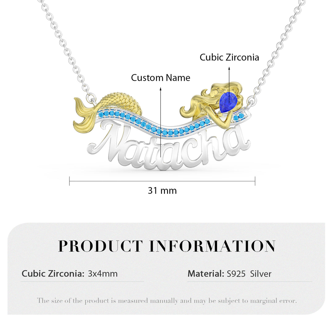 Custom Jewelry Mermaid Necklace