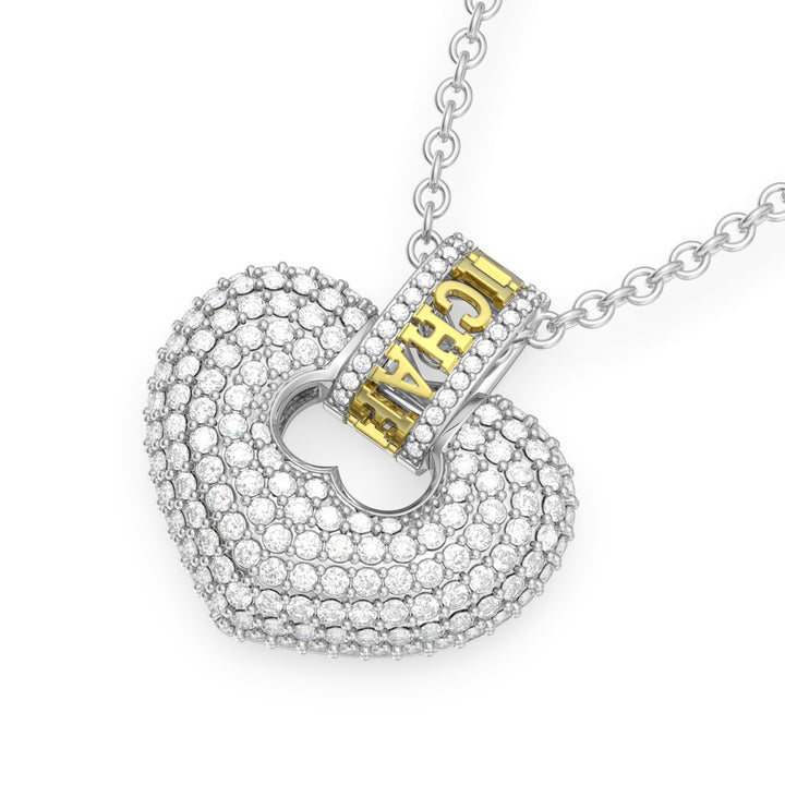 Custom 3D Jewelry Heart Necklace