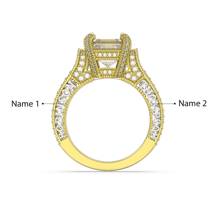 Custom 3D Jewelry Silver Wedding Ring