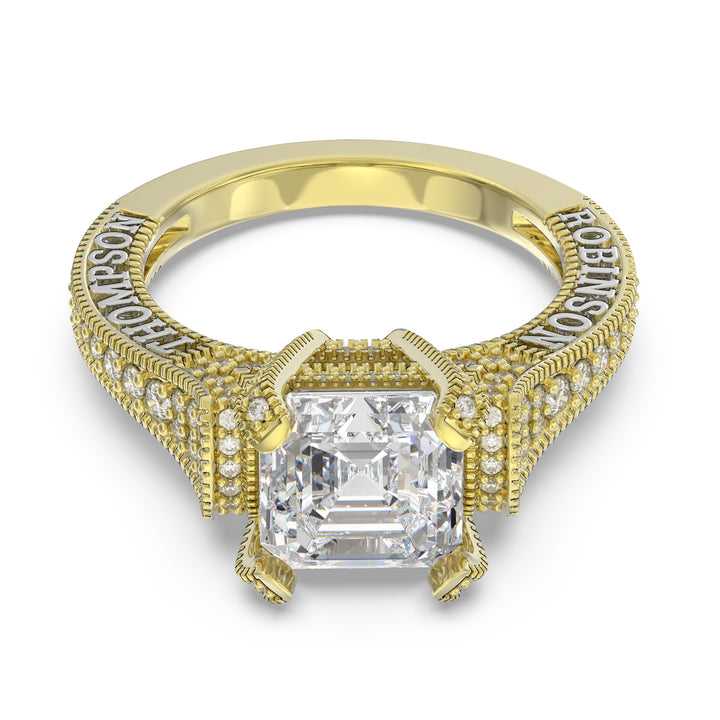 Custom 3D Jewelry Silver Wedding Ring