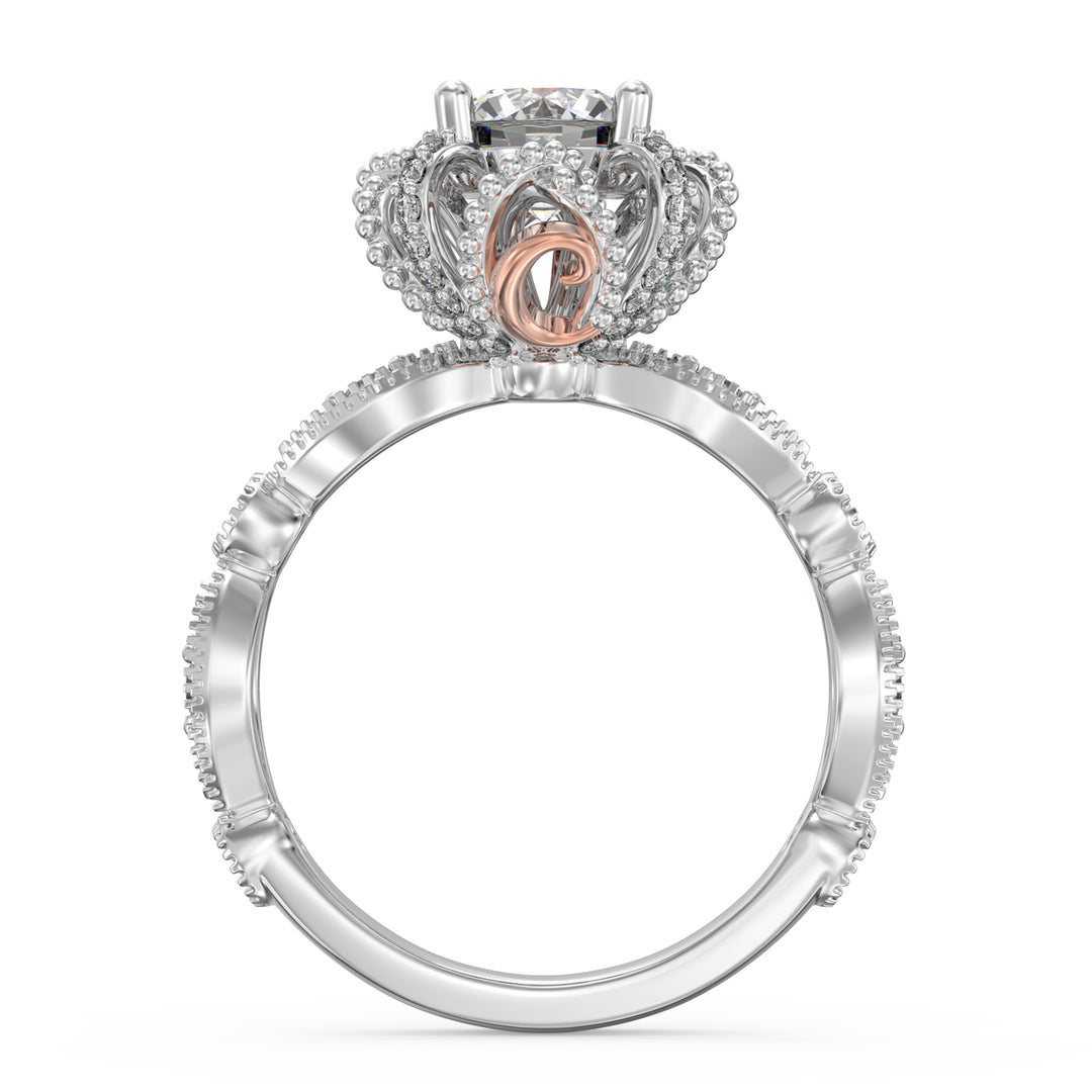 Custom 3D Jewelry Moissanite Ring