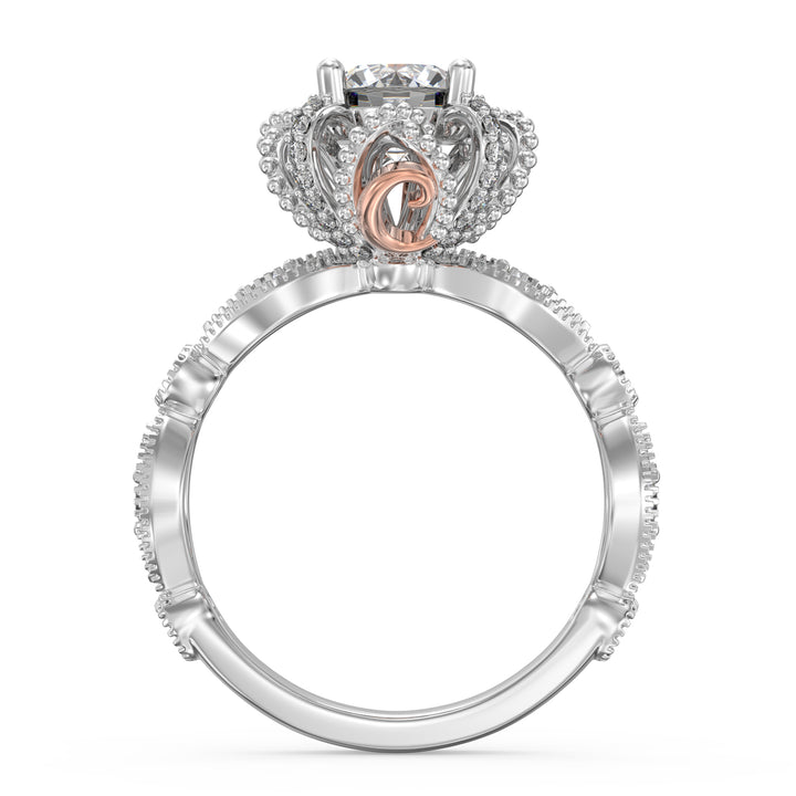 Custom 3D Jewelry Moissanite Ring